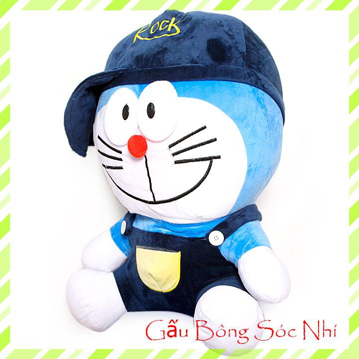 Gấu bông Doraemon rock mũ cực ngầu 💥 FREESHIP 💥 Gấu Bông Sóc Nhí