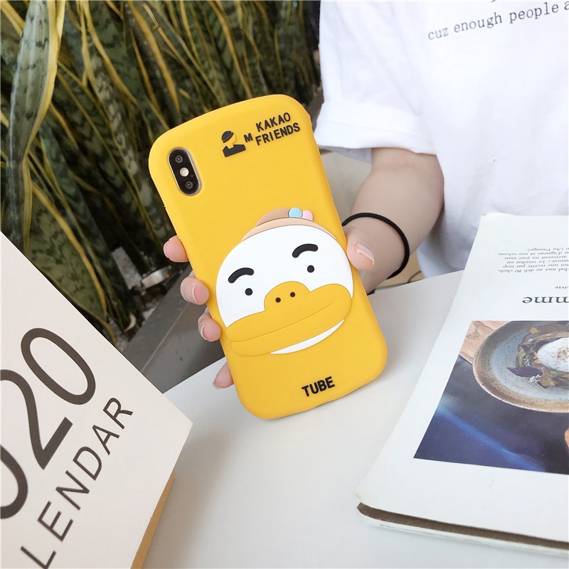 Ốp điện thoại silicon họa tiết in chữ KAKAO Friends 3D dành cho iphone 11 pro max xr x xs max 7 8 6 6 S Plus | BigBuy360 - bigbuy360.vn