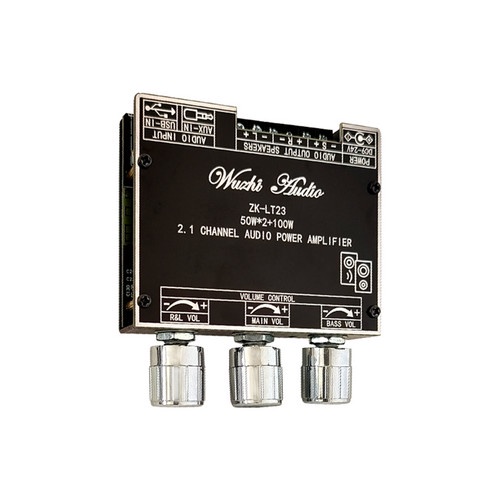 Mô đun bảng mạch khuếch đại âm thanh ZIQQUCU kỹ thuật số bluetooth 2.1 kênh 50W x 2/ 15W x 2 tiện lợi