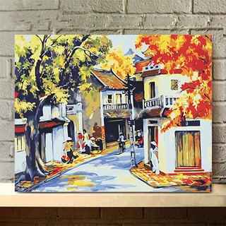 Tranh tô màu MS29 - Phố Phường