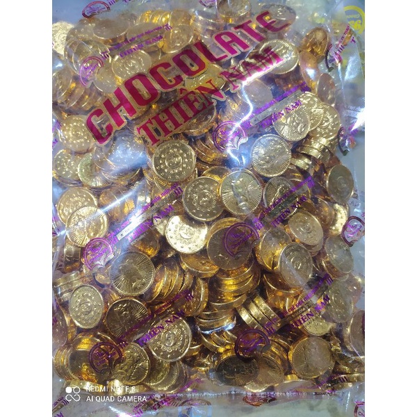 Kẹo sô cô la hình đồng tiền nhí túi 1kg