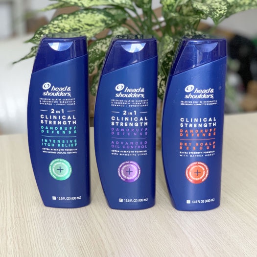 Dầu Gội Sạch Gàu Head And Shoulders Clinical Strength 400ml Mỹ - Ngừa Gàu Và Hết Nấm Ngứa Da Đầu