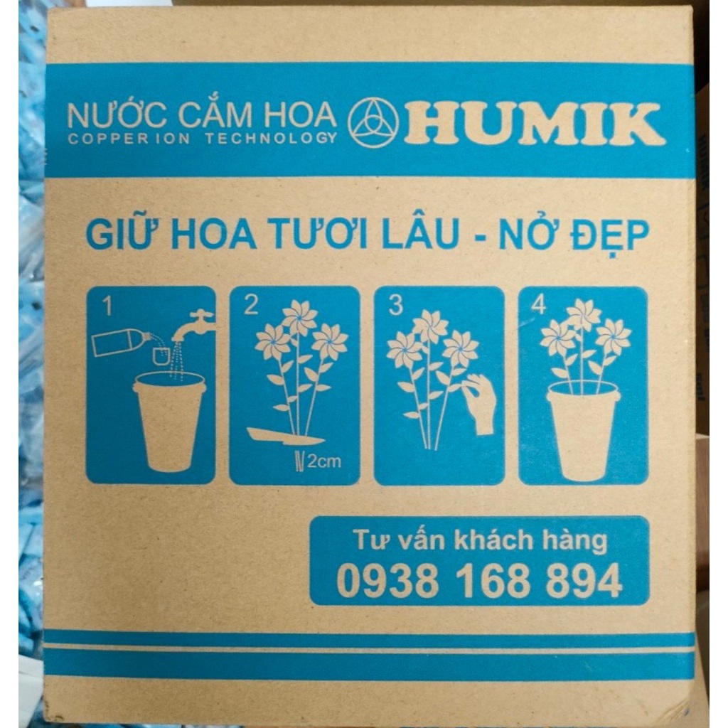 NƯỚC DƯỠNG HOA HUMIK THÙNG 500 GÓI 5ml