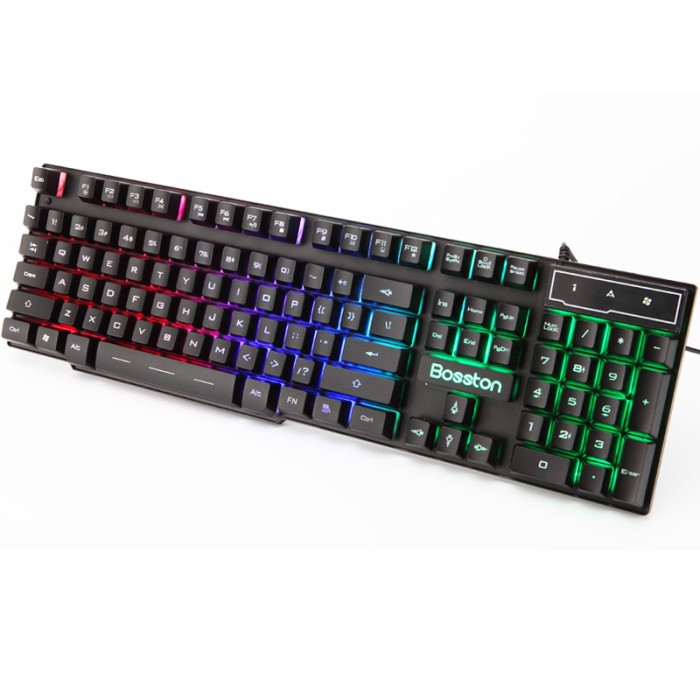 Bàn phím giả cơ Bosston chính hãng - có đèn led phím