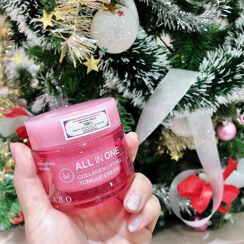 Kem lót nâng tone All In One Dabo Collagen Lifting Tone Up căng mịn da Hàn Quốc 50ml