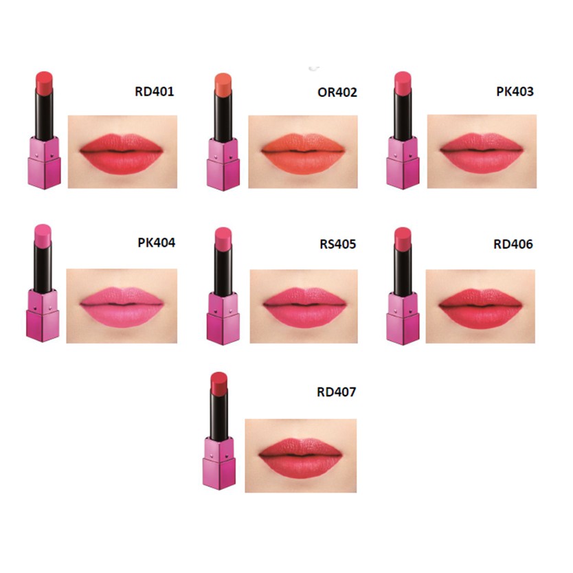 Son Lì Bền Màu Và Dưỡng Ẩm Za Vivid Dare Lipstick