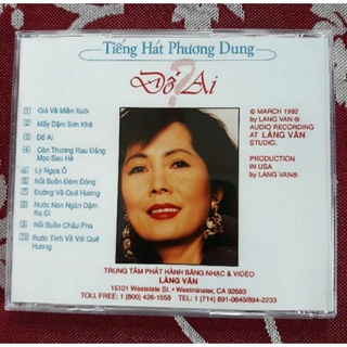 Bộ 3 cd Phương Dung phono