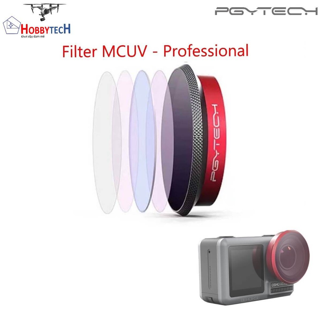 Filter kính lọc MRC-UV Osmo Action - Professional - Chính hãng PGYtech