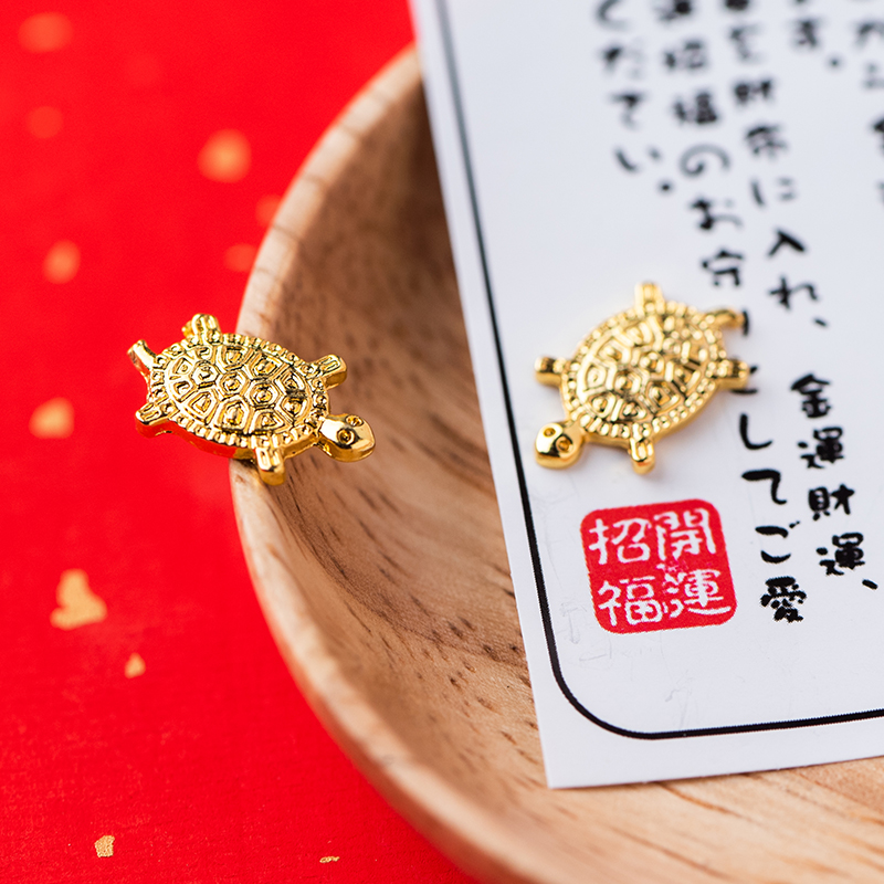 Mặt Dây Chuyền Hình Rùa Vàng May Mắn Nhật Bản | BigBuy360 - bigbuy360.vn