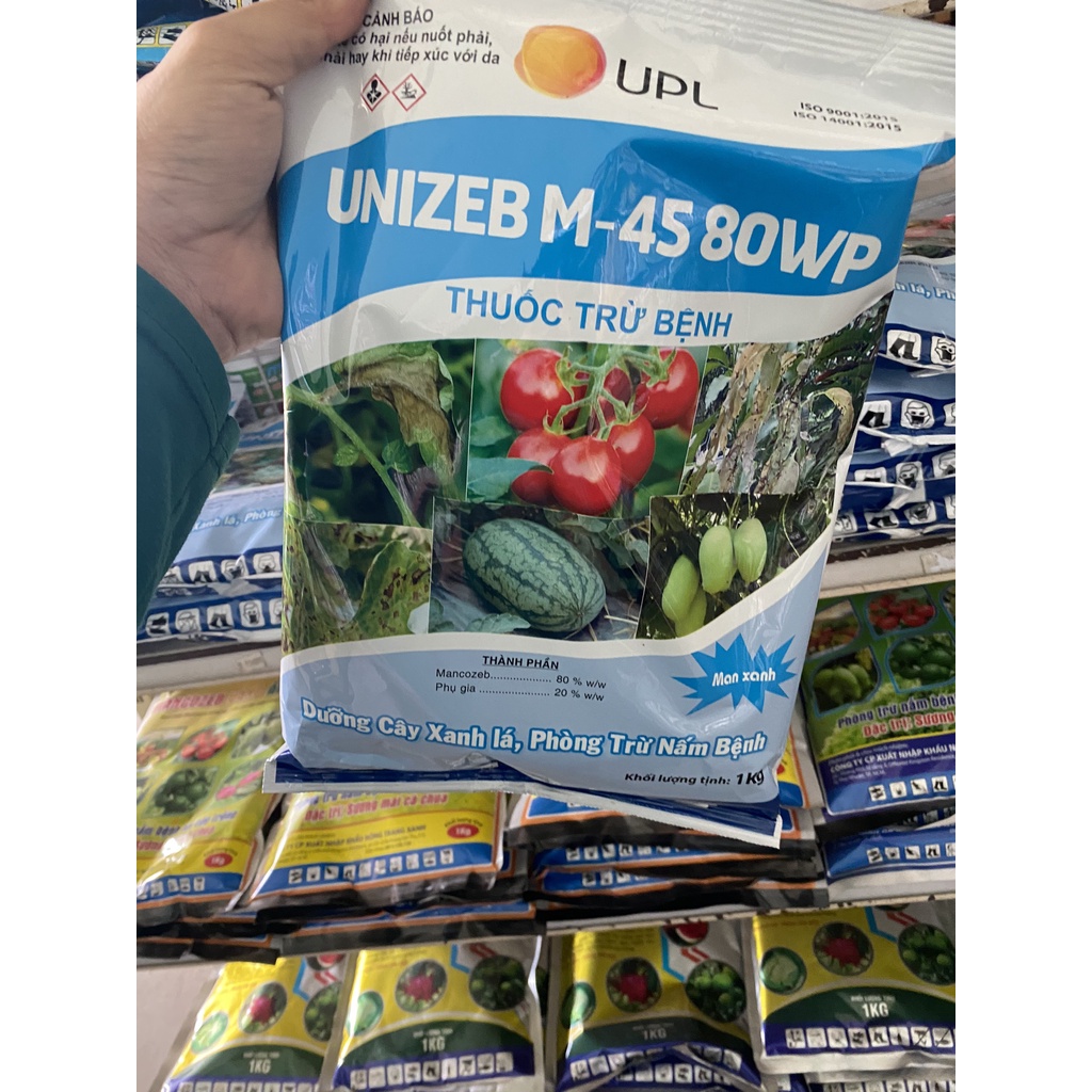 Unizeb M-45 80WP Bột vàng chính hãng UPL - gói 1kg