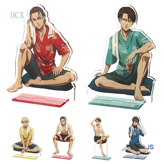 Mô hình nhân vật Eren Mikasa Rivaille trong Attack on Titan bằng Acrylic kích thước 15CM