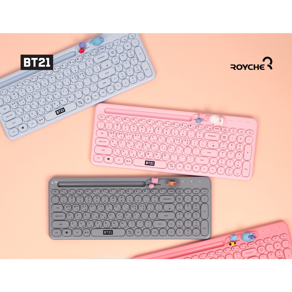 BÀN PHÍM BT21 BABY MULTI PAIRING KEYBOARD KHÔNG DÂY Beens Company