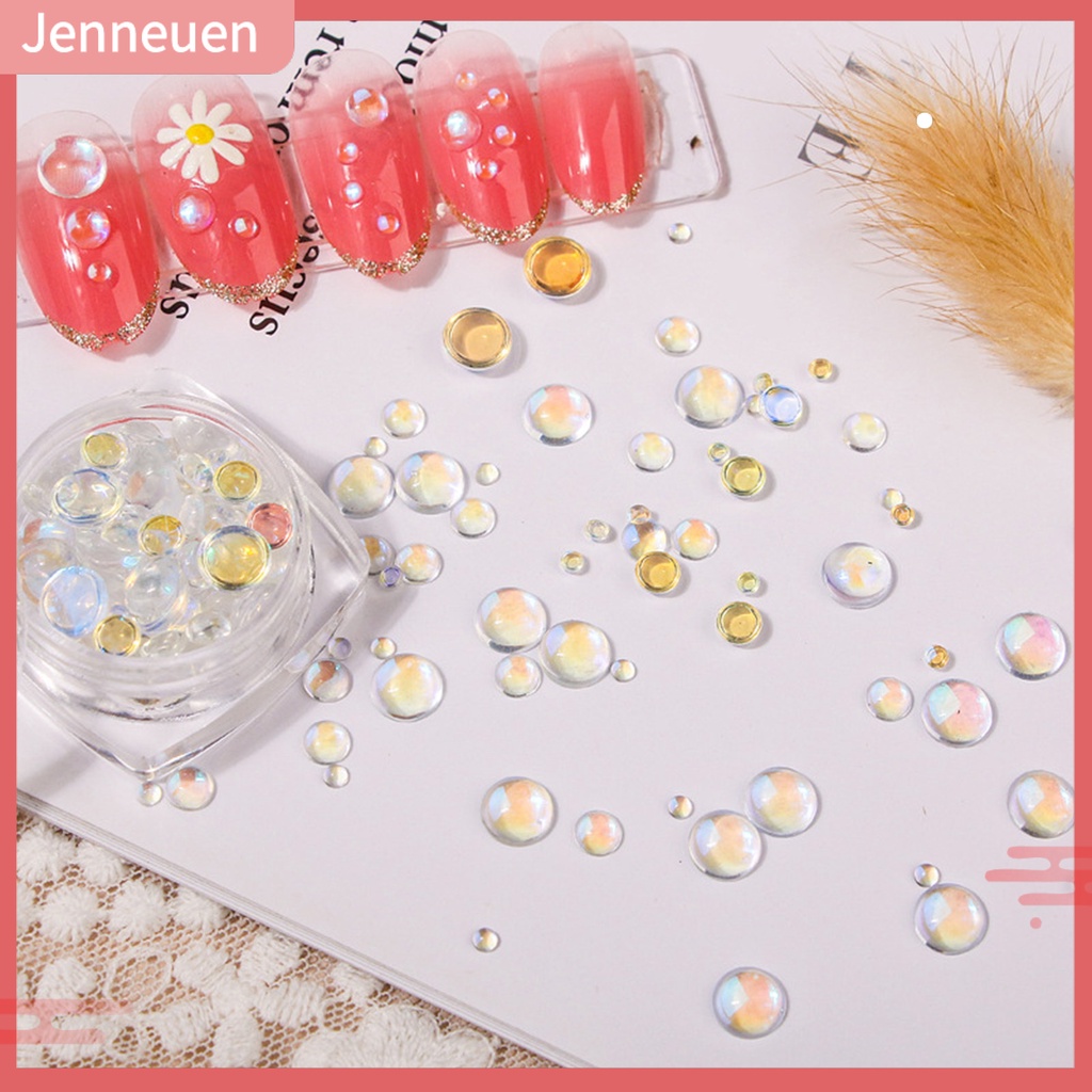 1 Hộp Phụ Kiện Trang Trí Móng Tay Lấp Lánh Thời Trang