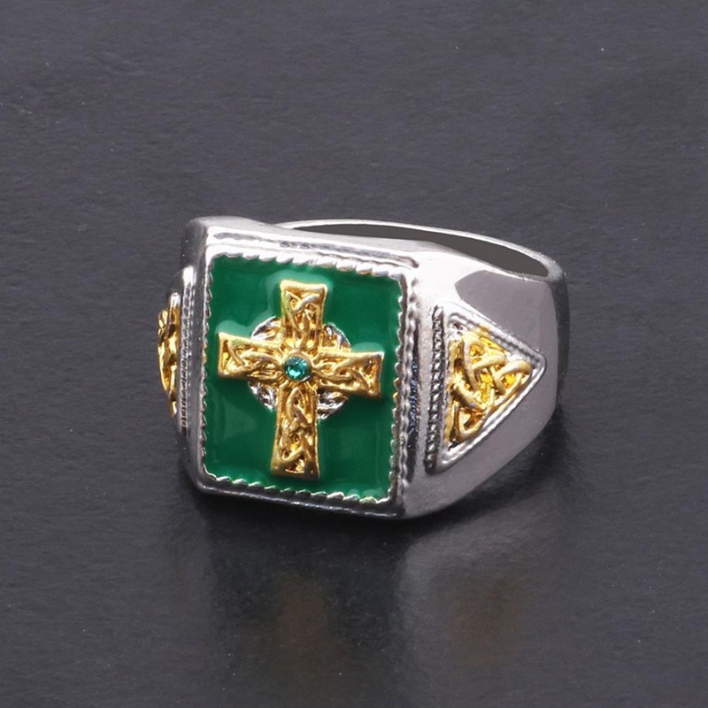 Nhẫn Hình Thánh Giá Phong Cách Gothic Cho Nam