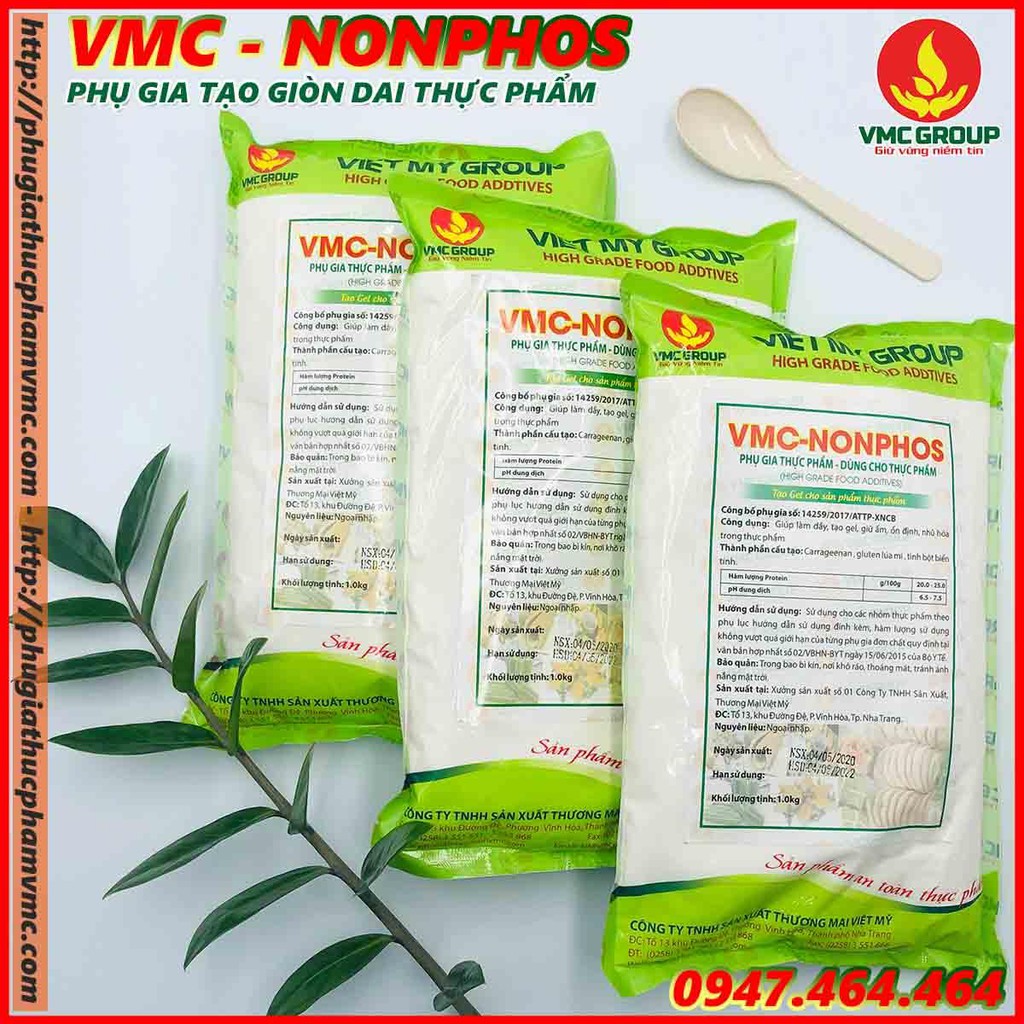 Phụ gia tạo giòn Nonphos VMC tạo giòn cho giò chả