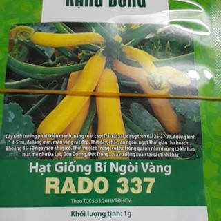 [Giống Chịu Nhiệt] Hạt Giống Bí Ngòi Vàng 1Gram