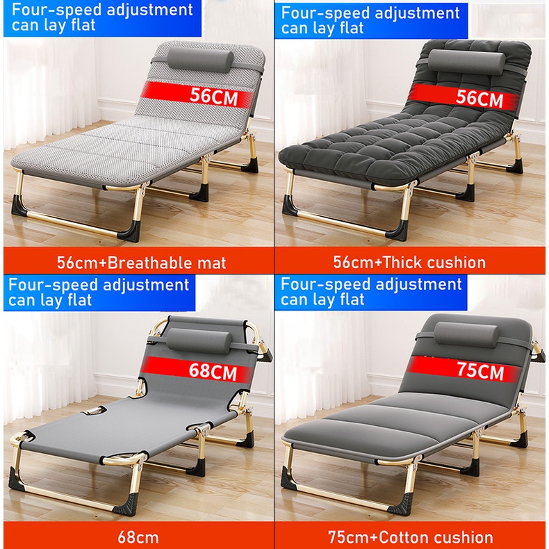 Nafenai Giường gấp thiết kế đơn giản tiện lợi sử dụng tại nhà trong văn phòng