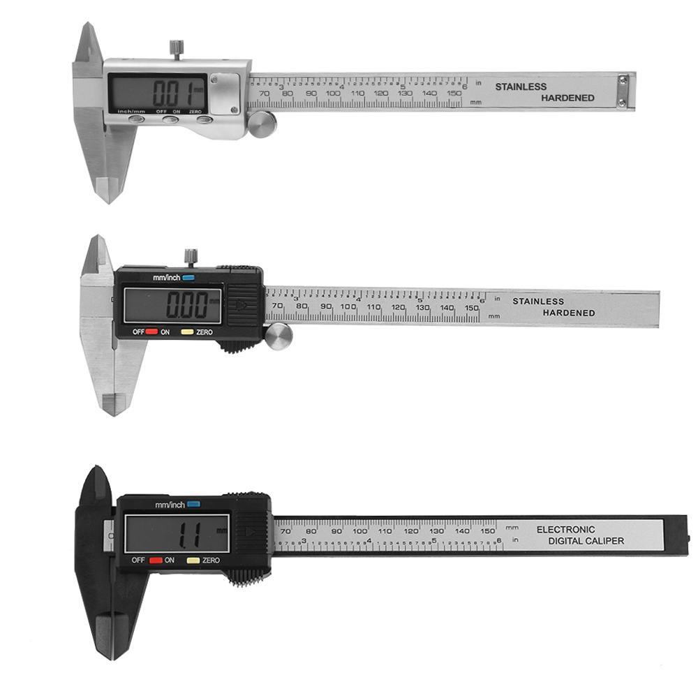 Thước Đo Kỹ Thuật Số 150mm / 6inch Bằng Thép Không Gỉ Tiện Dụng