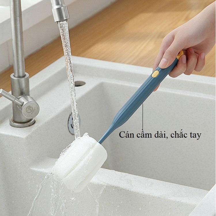 Cọ Rửa Ly, Cọ Bình Sữa Loại Bông Mút Dòng Cao Cấp