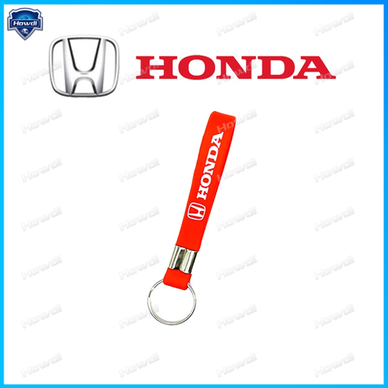 Móc Khóa Silicon Hình logo Honda Thời Trang