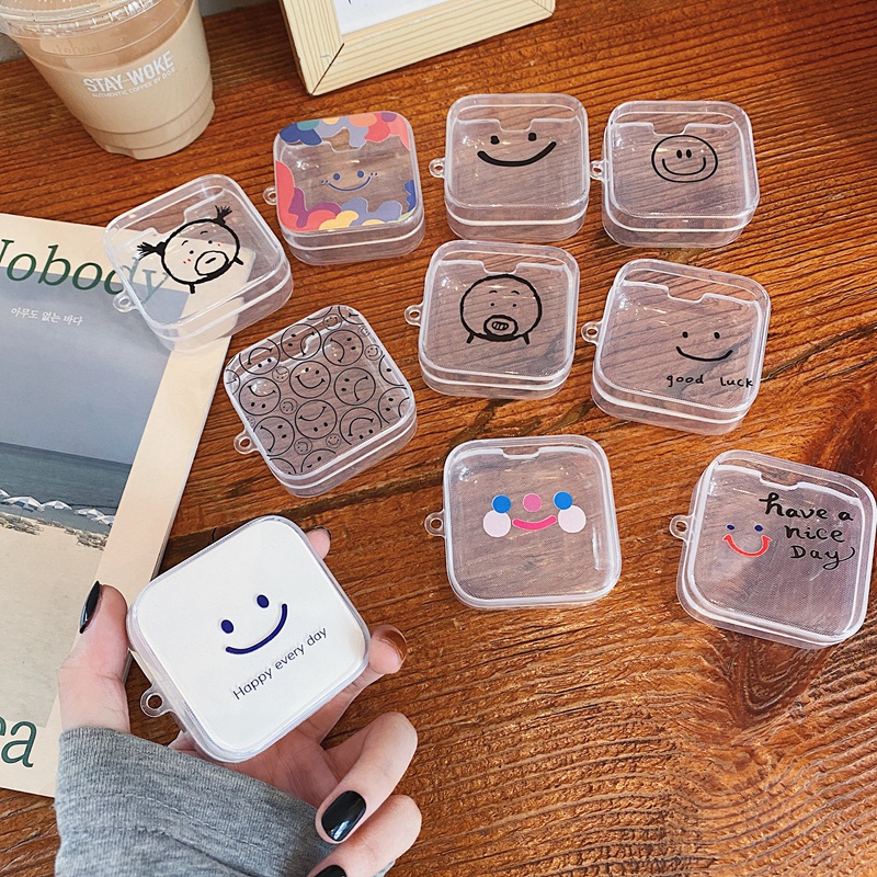 Vỏ bảo vệ hộp sạc tai nghe không dây Mi True 2 Xiaomi Air 2 bằng TPU trong suốt hình phi hành gia/ thuỷ thủ mặt trăng