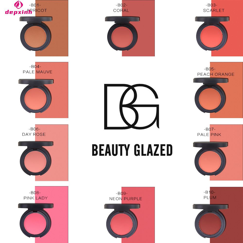 (Hàng Mới Về) Phấn Má Hồng Beauty Glazed Che Khuyết Điểm Và Kiềm Dầu Hiệu Quả