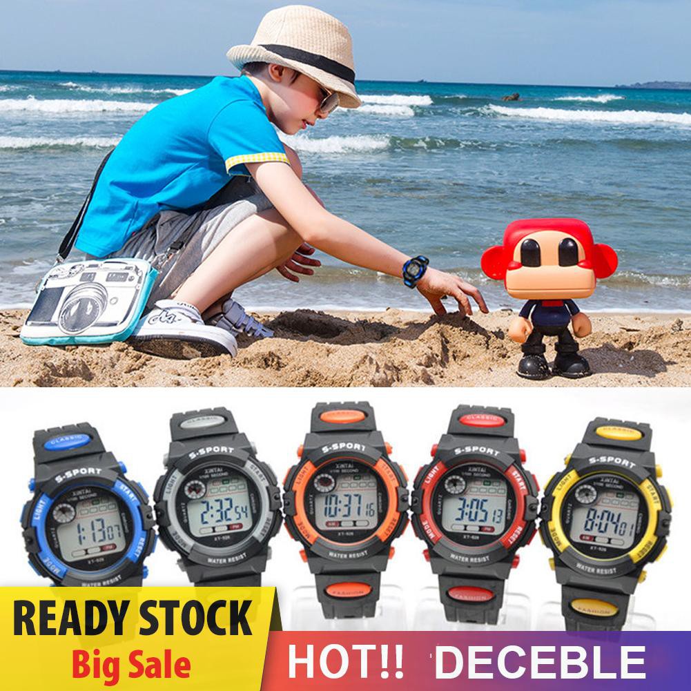 Deceble Multifunction Waterproof Child Boy Girl Sports Electronic Wrist Watch