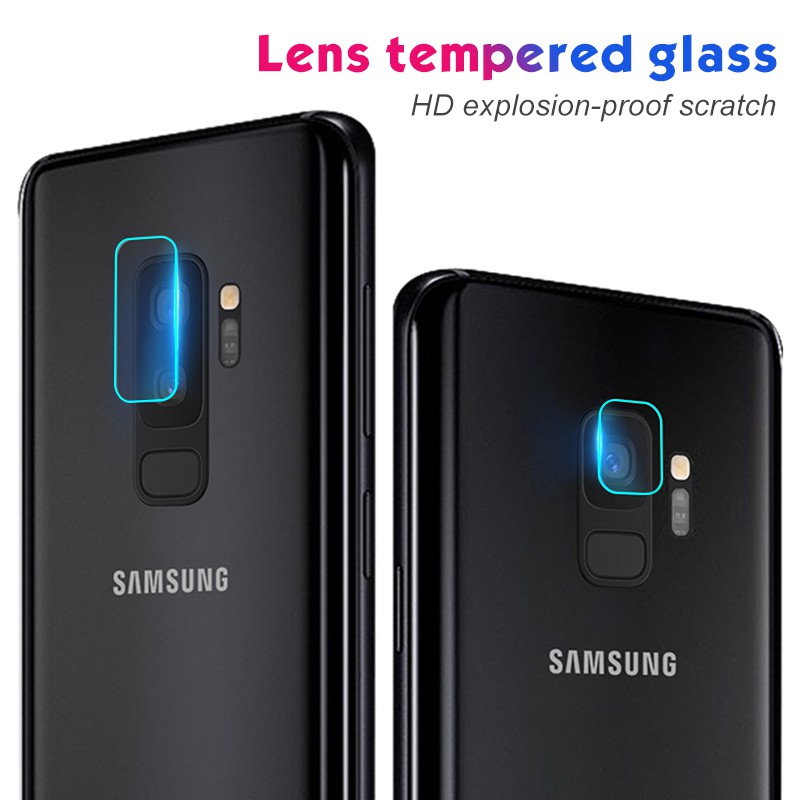 Kính cường lực bảo vệ ống kính Camera kèm phụ kiện cho Samsung Galaxy S8 S9 Note 8 Note 9 A6S A8 Plus 2018