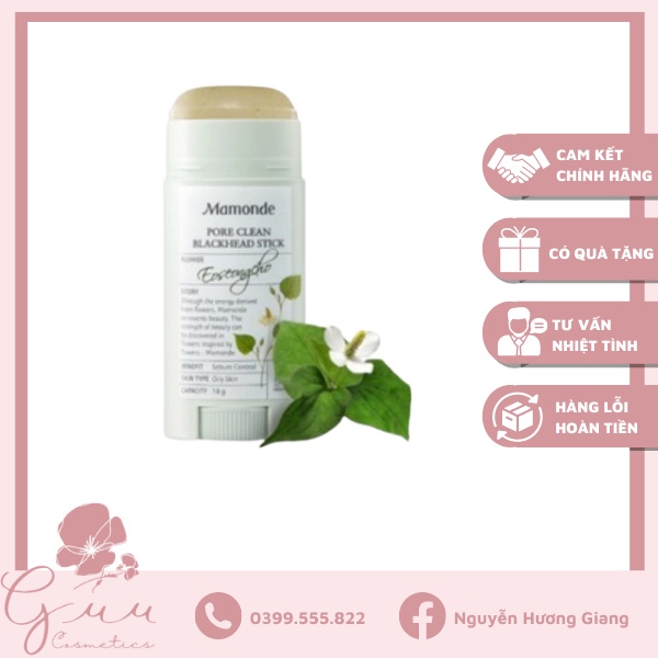 Thanh lăn ngăn ngừa mụn đầu đen Mamonde - Guu