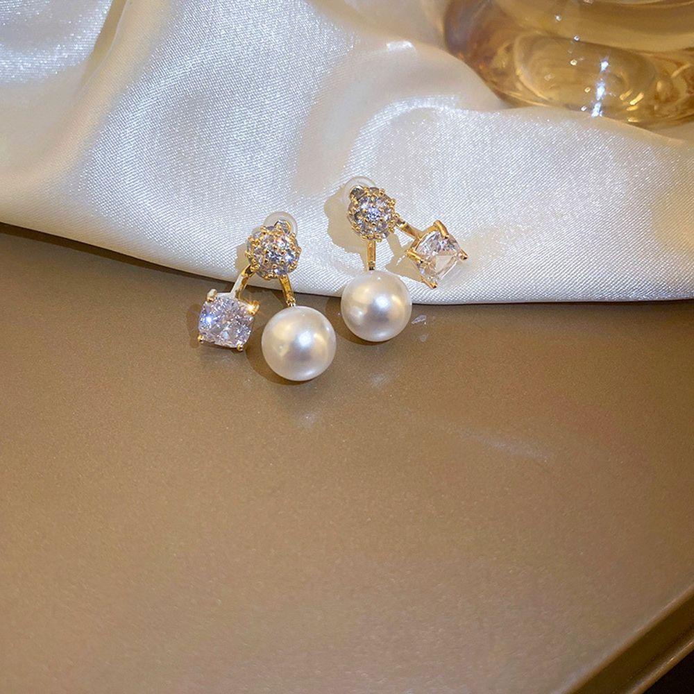 Bông Tai VANES1 Đính Kim Cương Giả Sang Trọng Cho Nữ