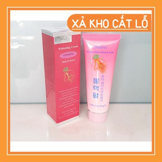 SALE NGHỈ BÁN Mỹ phẩm Ginseng, Kem nám ginseng trắng da, sạch nám chiết xuất từ nhân sâm Hàn Quốc SALE NGHỈ BÁN