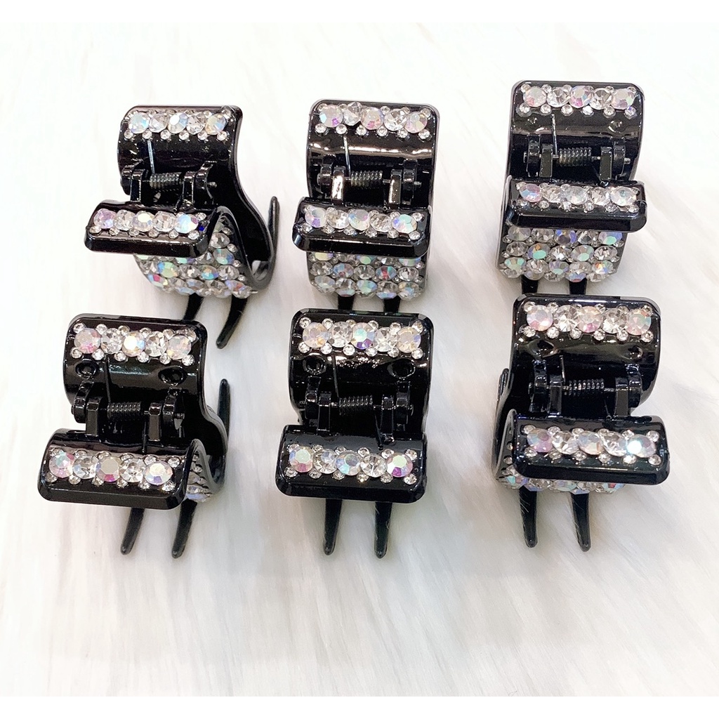 Kẹp Tóc Càng Cua Đính Đá Nhiều Màu