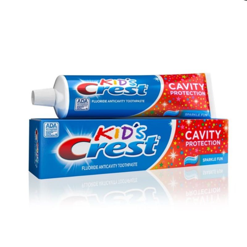 Kem đánh răng Crest Kid s Toothpaste Sparkle Fun dành cho trẻ em