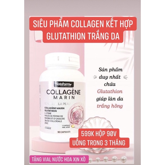 Collagen Marin Pháp 90 viên