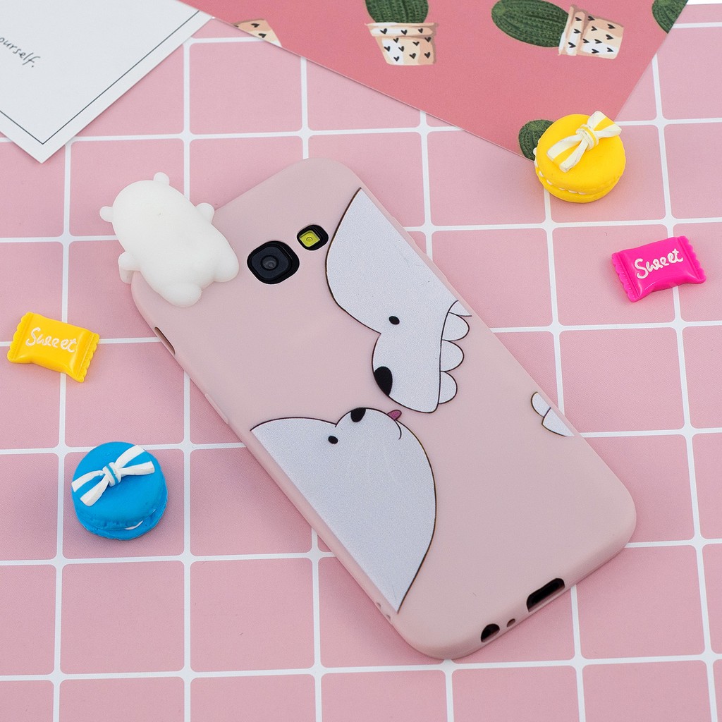 Ốp điện thoại silicone in hình hoạt hình dễ thương cho Samsung A3 A5 A7 2017 | BigBuy360 - bigbuy360.vn