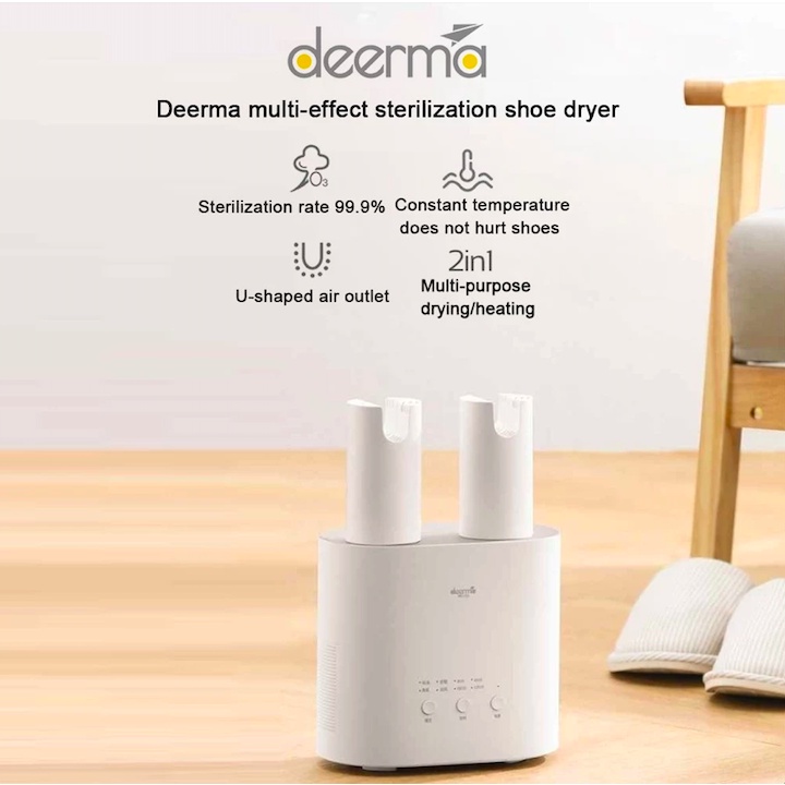 Máy sấy giày khử khuẩn thông minh Deerma HX10 - Máy sấy khử mùi giầy Deerma HX10