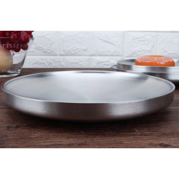 Dĩa inox 304 2 lớp đựng thức ăn bánh kẹo Fairy ALR332