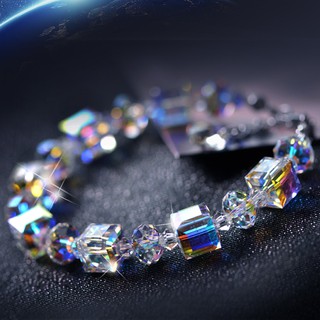 Lắc tay pha lê swaroaski krystal cao cấp lung linh lấp lánh PL-C02