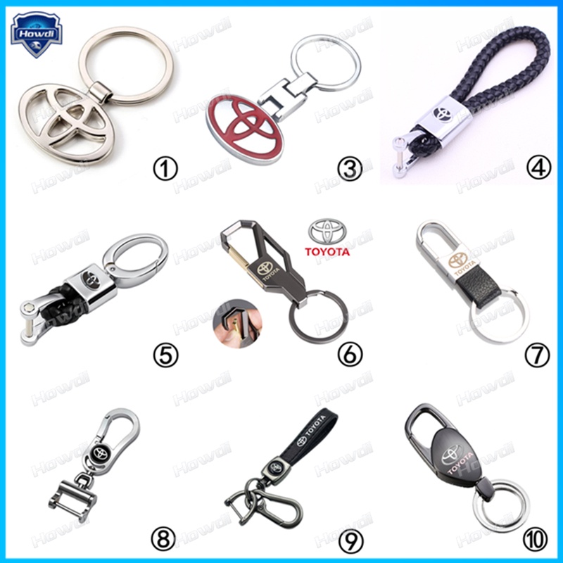 Móc Khóa Kim Loại Sáng Tạo Cho Toyota