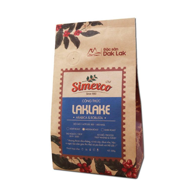 Cà phê bột Simexco cao cấp - Cà phê rang xay theo công thức Laklake 300gr | BigBuy360 - bigbuy360.vn