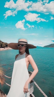 Đầm maxi cổ yếm hở lưng 3 màu