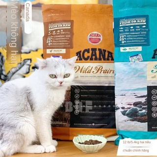 ✾▣ACANA / Canada Aiken đưa thức ăn cho mèo ăn thịt gà cá biển sâu thành thức ăn cho mèo Thức ăn cho mèo con thức ăn nhập