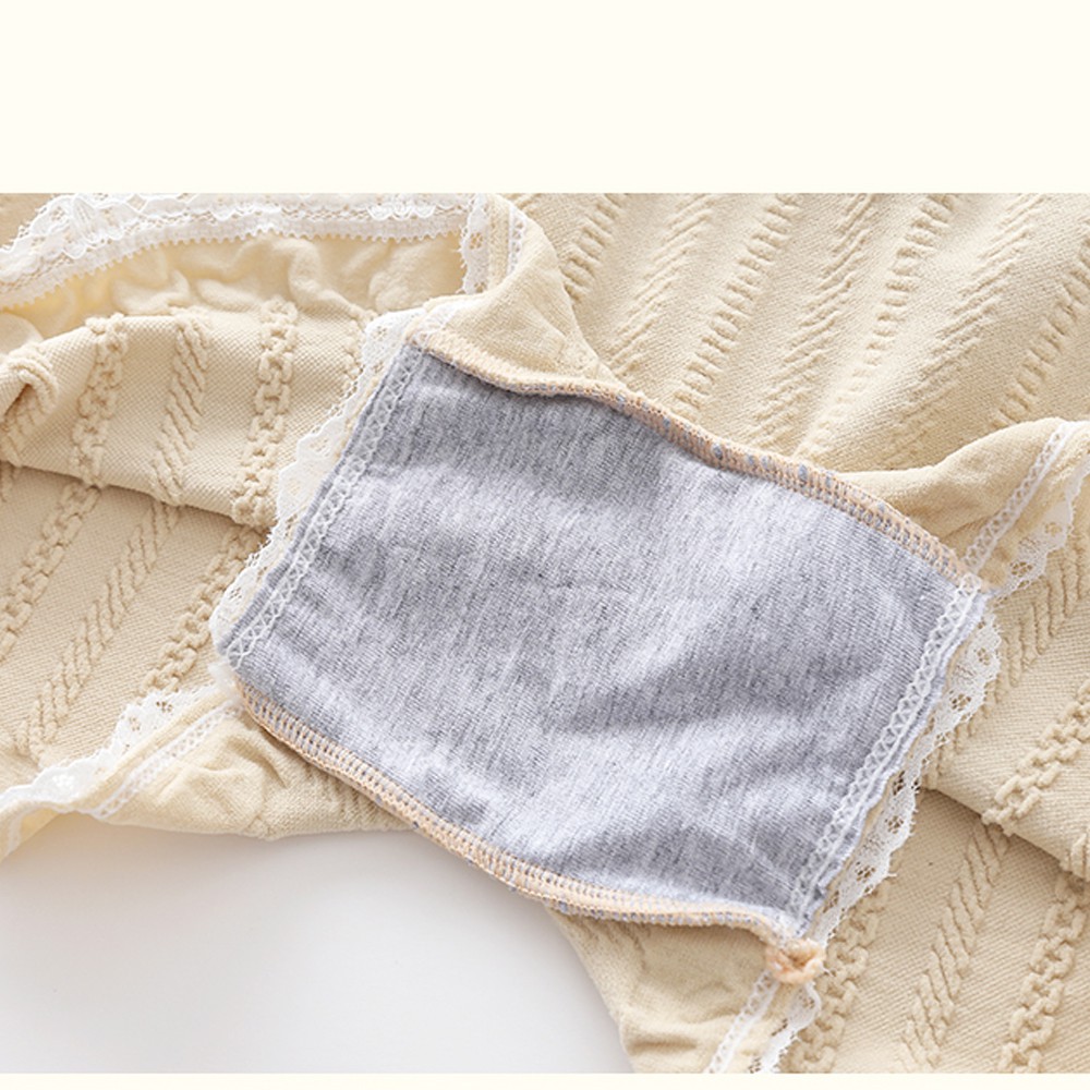 QUẦN ĐÙI mặc váy cotton viền ren co dãn 4 chiều KHÔNG GÂN GIỮA- Nhiều màu QATE0152