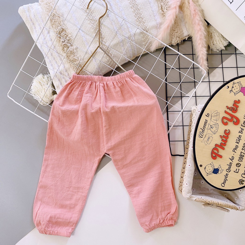 Sale !!! Quần Lửng Thô Đũi Mềm Cho Bé ( Size 7-17kg)(SP001551 ) Shop Phúc Yến