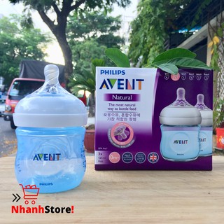 Bình sữa Philips Avent Natural xanh 125ml