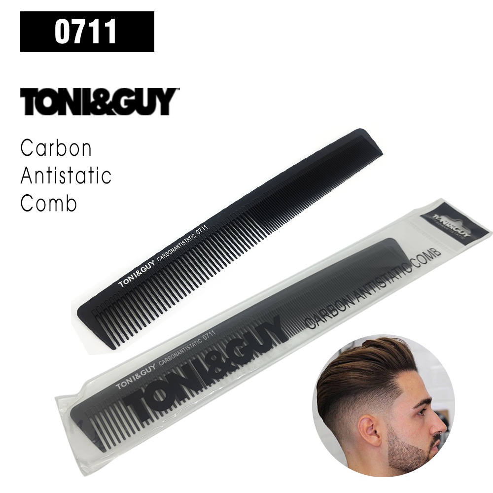 [HÀ NỘI]Lược Cắt Tóc Toni and Guy Đen 0711, Màu Đen Sang Trọng, Kiểu Dáng Thời Trang, Độ Cứng Và Đàn Hồi Tốt, Dễ Sử Dụng