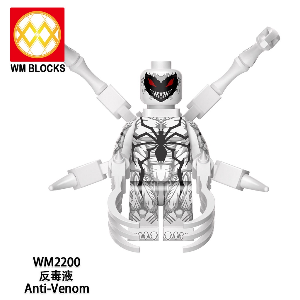 Minifigures Bigfig Nhân Vật Marvel DC Venom Carnage Anti-Venom Scream WM6120 Mẫu Mới Ra - Đồ Chơi Lắp Ráp