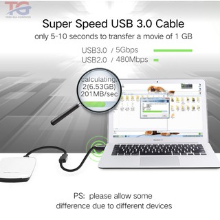 Cáp nối dài USB 3.0 độ dài 1m Ugreen 10368
