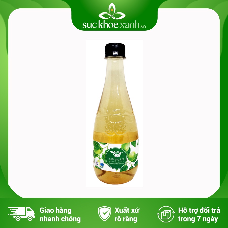 Giấm táo xanh Kim Ngân chai 450ml