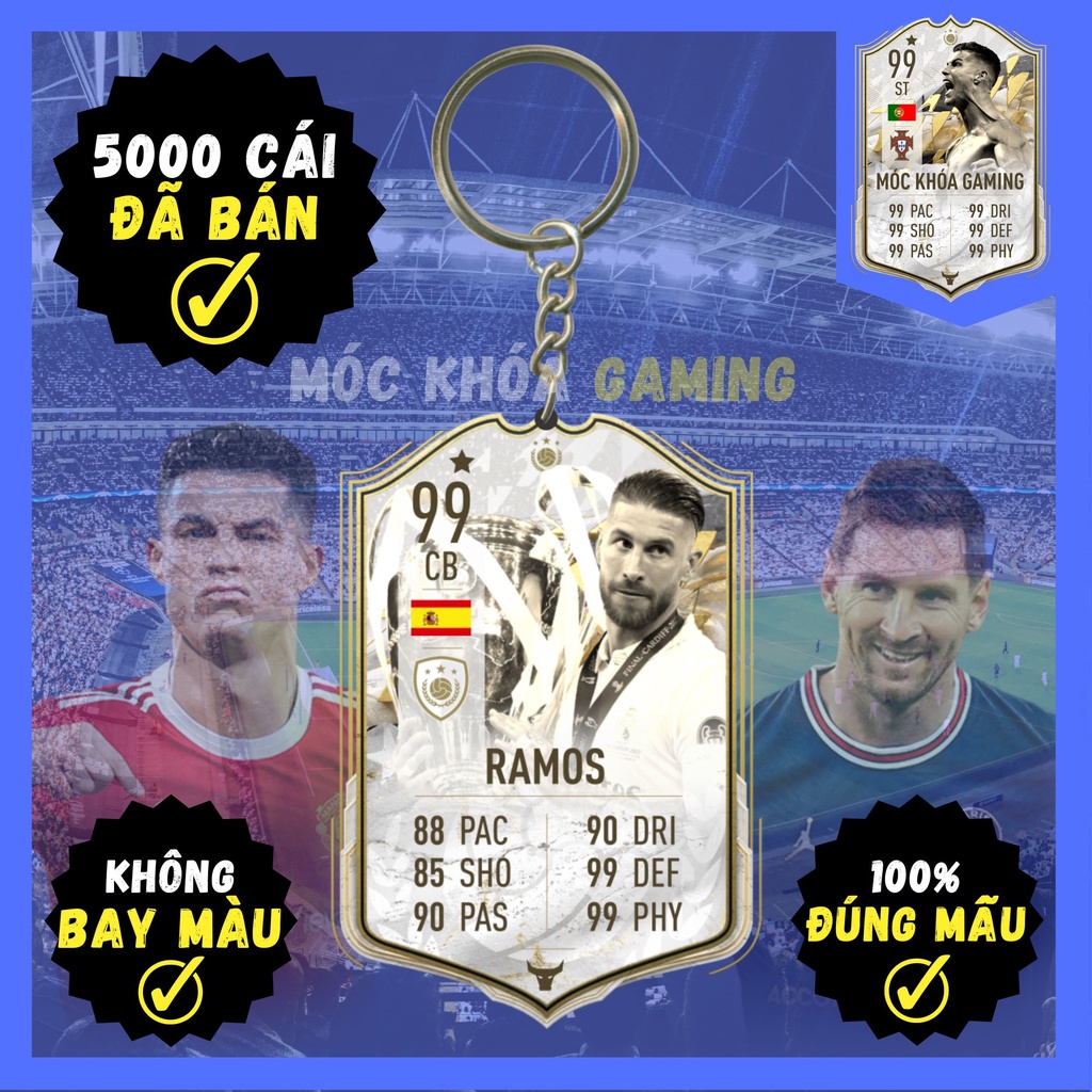 Móc Khóa Sergio Ramos - Móc Khoá GAMING